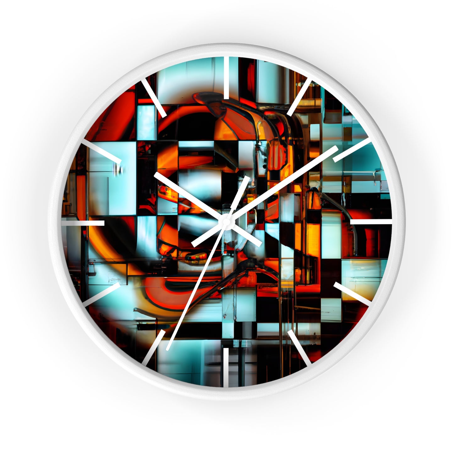 Avery Sinclair - Tension Force, Abstractly - Wall Clock