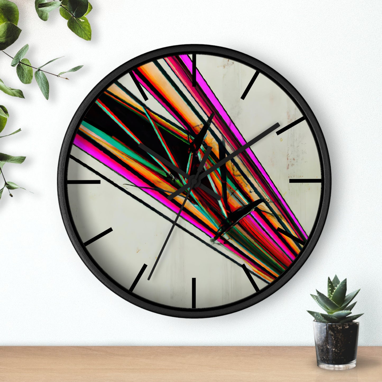 Carl Hartman - Air Resistance Force, Abstractly - Wall Clock