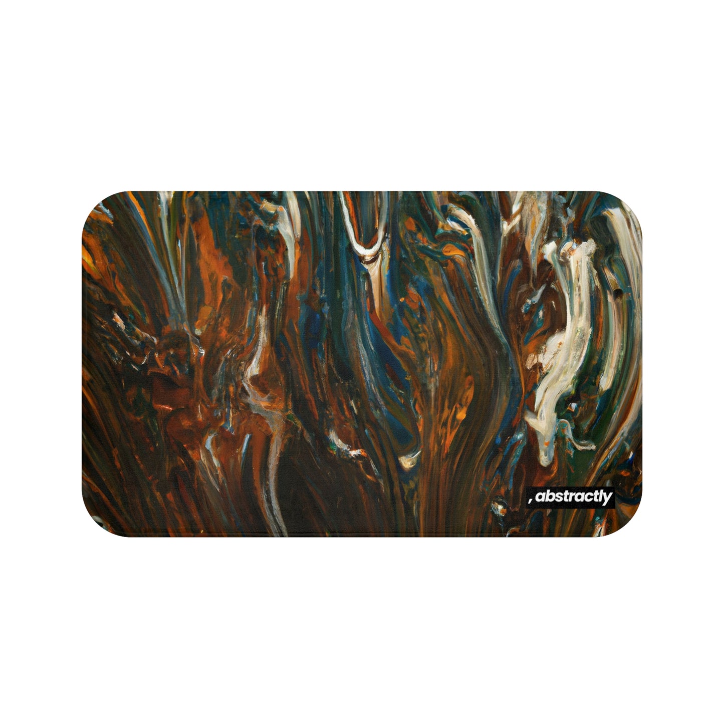 Hovenite Crystalline Matrix - Chemistry, Abstractly - Bath Mat