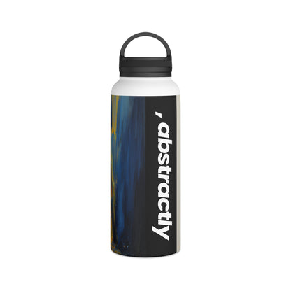 Pixeo Compound - Scandium, Abstractly - Stainless Steel Water Bottle