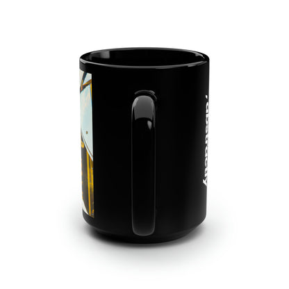 Peak Integrity - Tax, Abstractly - Black Ceramic Mug 15oz