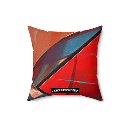 Victor Franklin - Normal Force, Abstractly - Faux Suede Throw Pillow