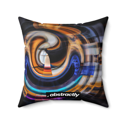 Patricia Sagan - Weak Force, Abstractly - Faux Suede Throw Pillow