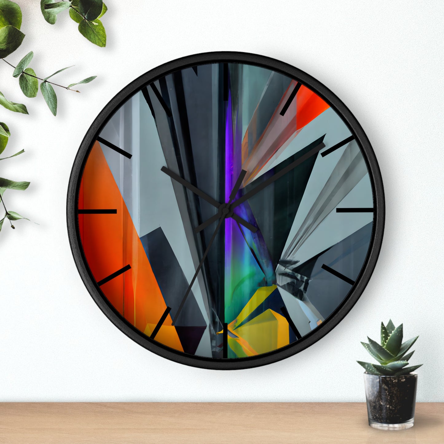 Astrid Hoffmann - Gravity Force, Abstractly - Wall Clock