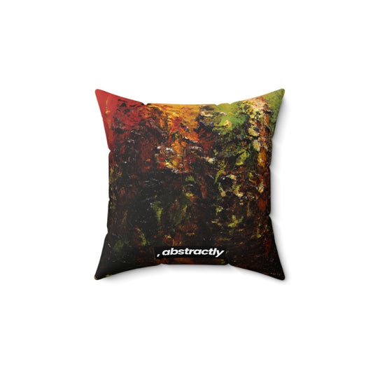 Plutonian Starstone - Chemistry, Abstractly - Faux Suede Throw Pillow