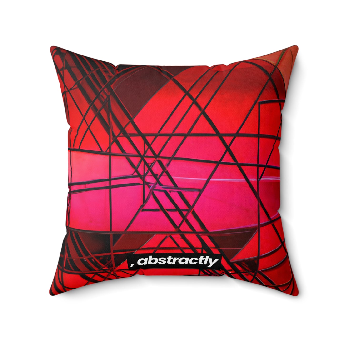 Amelia Hartley - Weak Force, Abstractly - Faux Suede Throw Pillow