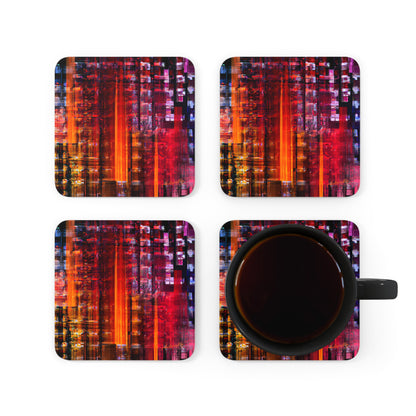 Harrison Blackwell - Air Resistance Force, Abstractly - Corkwood Coaster Set of 4