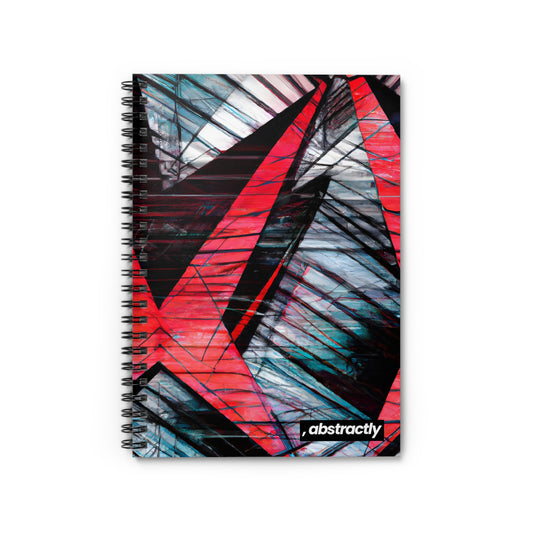 Caroline Burnett - Electric Force, Abstractly - Spiral Notebook