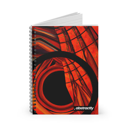 Kathleen Sterling - Tension Force, Abstractly - Spiral Notebook