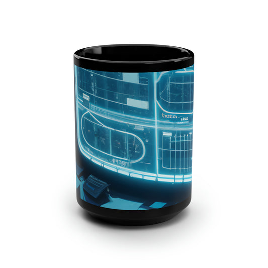 Summit Veracity - Debit, Abstractly
 - Black Ceramic Mug 15oz