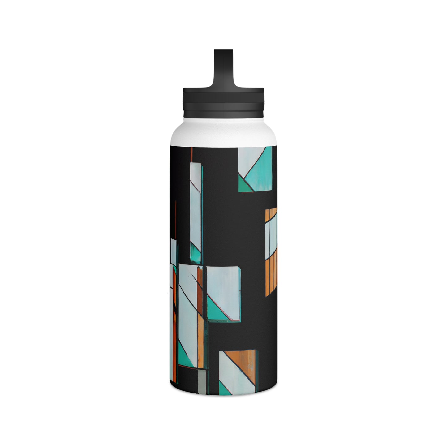 Ava Eisenstein - Friction Force, Abstractly - Stainless Steel Water Bottle