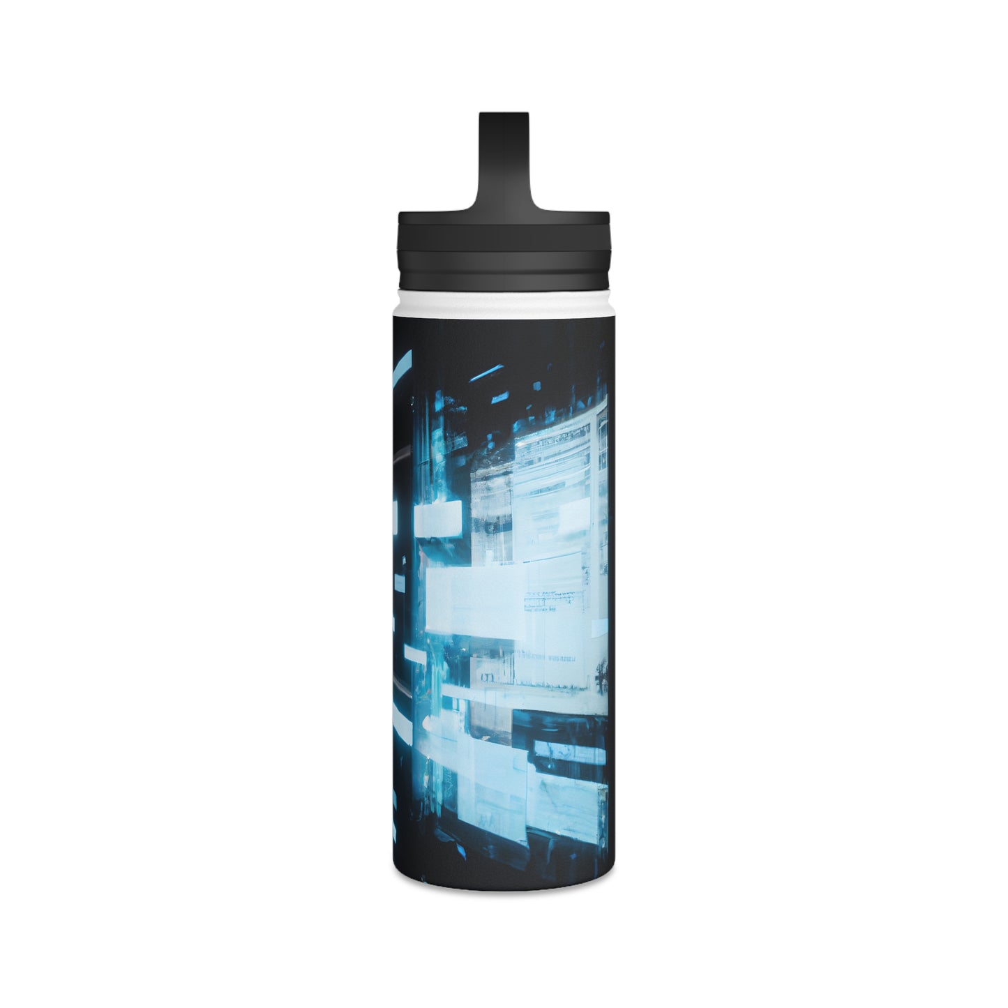 Silver Crest Financial - Debit, Abstractly - Stainless Steel Water Bottle