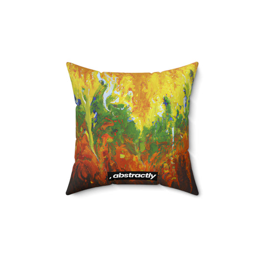 Andromeda Ionite - Chemistry, Abstractly - Faux Suede Throw Pillow