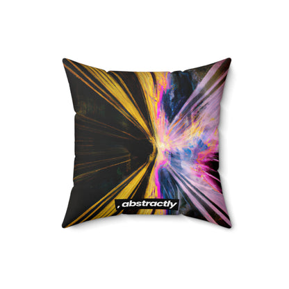 Dorothy Westfall - Electromagnetic Force, Abstractly - Faux Suede Throw Pillow