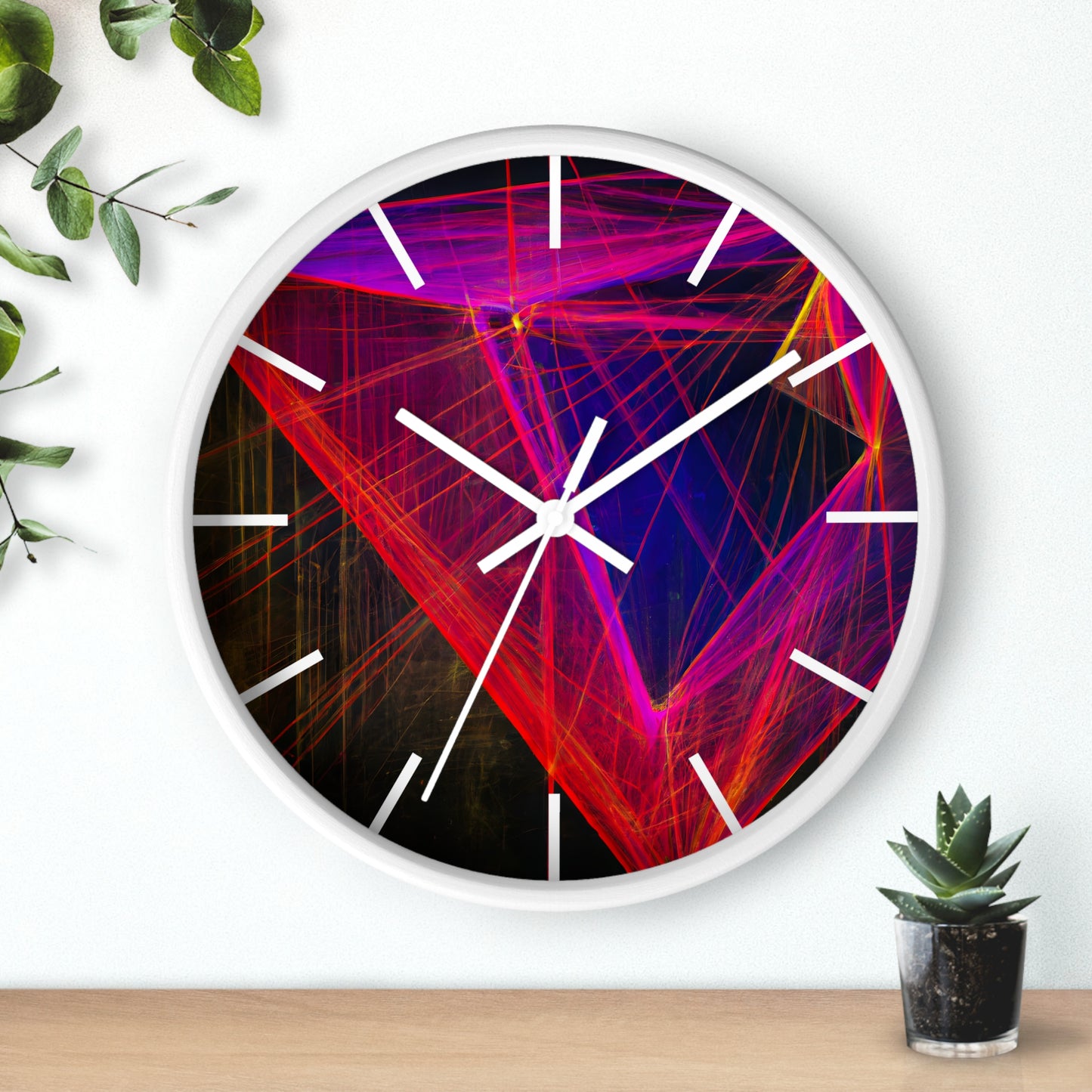 Lena Richmond - Magnetic Force, Abstractly - Wall Clock