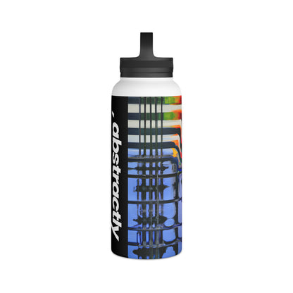 Leonardo Winterbourne - Strong Force, Abstractly - Stainless Steel Water Bottle