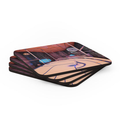 Spectrum Finance - Principle, Abstractly - Corkwood Coaster Set of 4