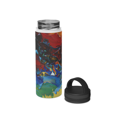 Polarisite Crystals - Chemistry, Abstractly - Stainless Steel Water Bottle