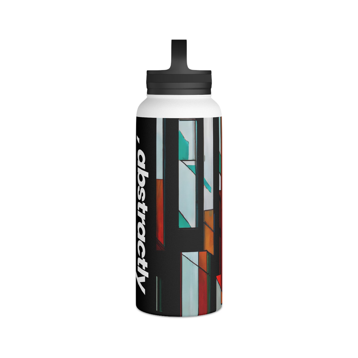 Ava Eisenstein - Friction Force, Abstractly - Stainless Steel Water Bottle