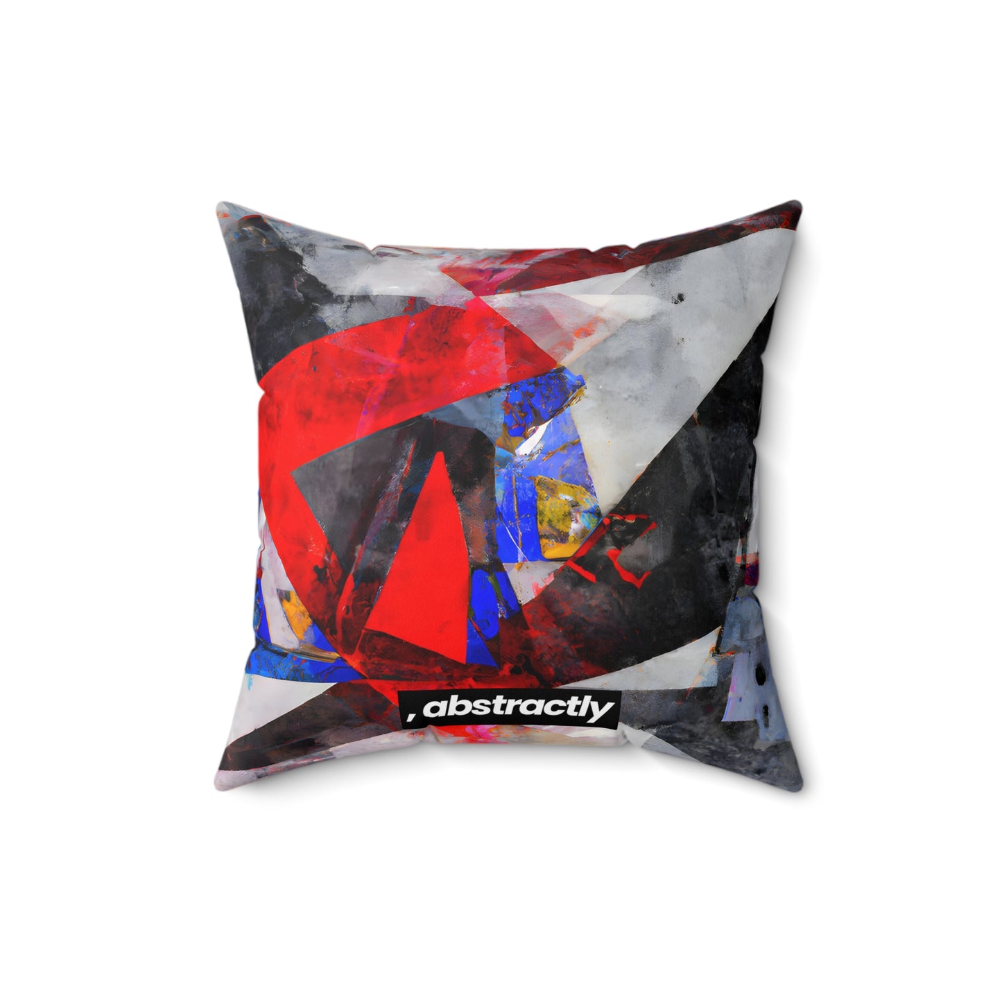 William Kerrigan - Friction Force, Abstractly - Faux Suede Throw Pillow