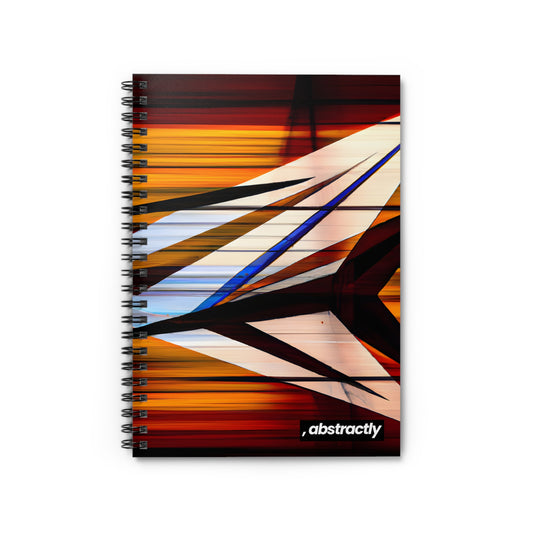 Valerie Schwartz - Magnetic Force, Abstractly - Spiral Notebook