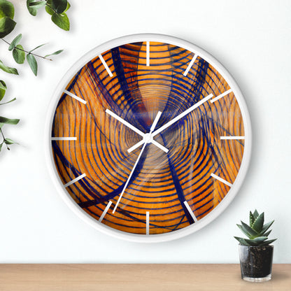 Carolyn Bennett - Spring Force, Abstractly - Wall Clock