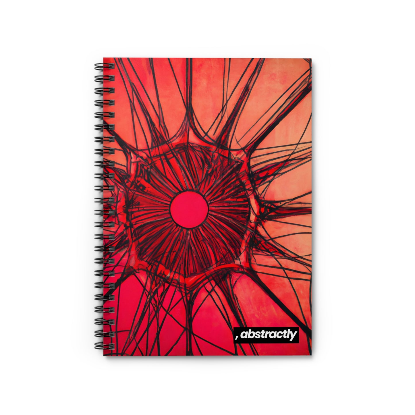 Elizabeth Rutherford - Magnetic Force, Abstractly - Spiral Notebook