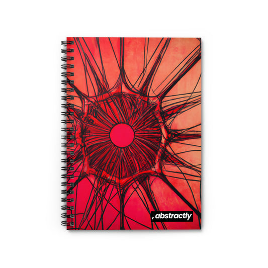 Elizabeth Rutherford - Magnetic Force, Abstractly - Spiral Notebook