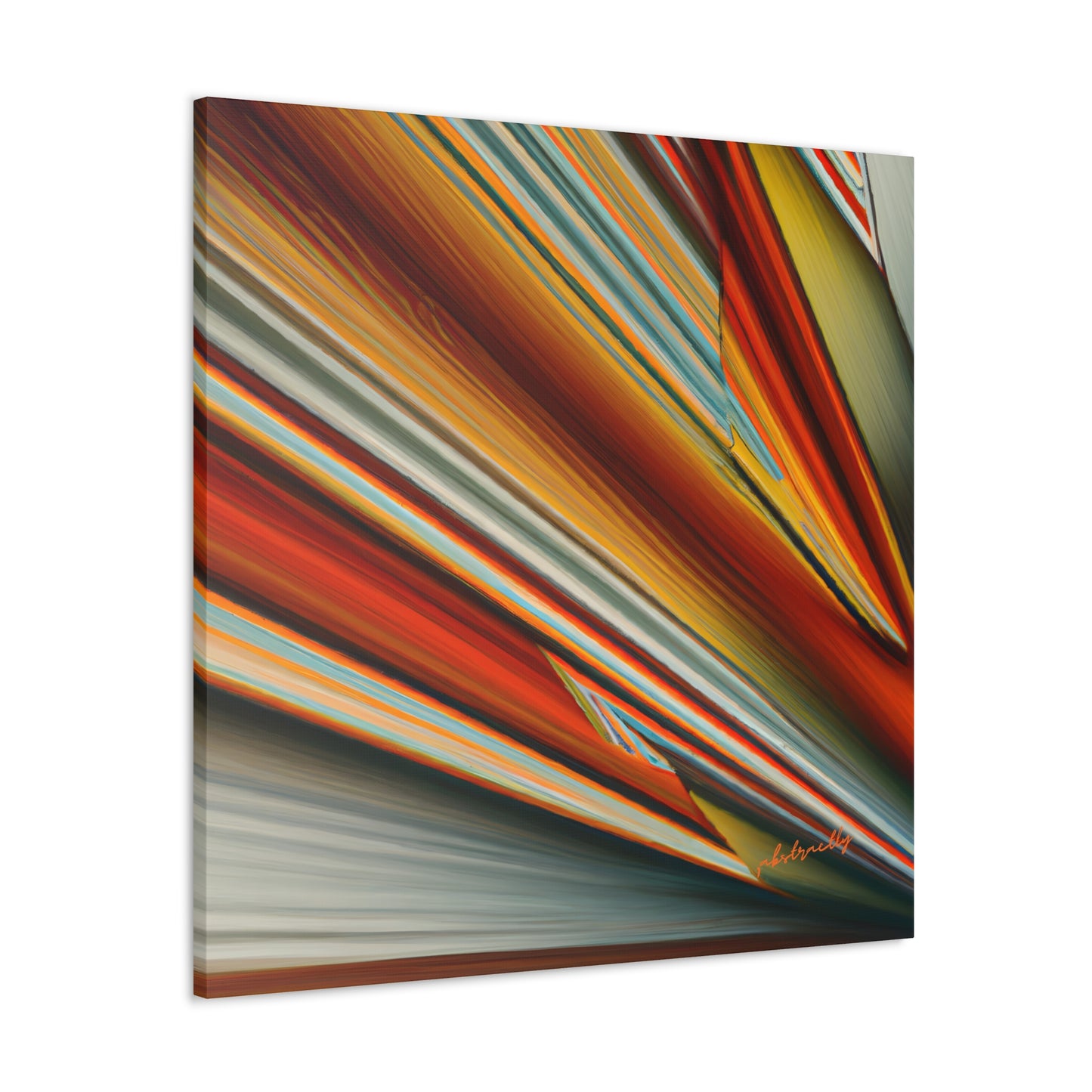 Melvin Strickland - Friction Force, Abstractly - Canvas