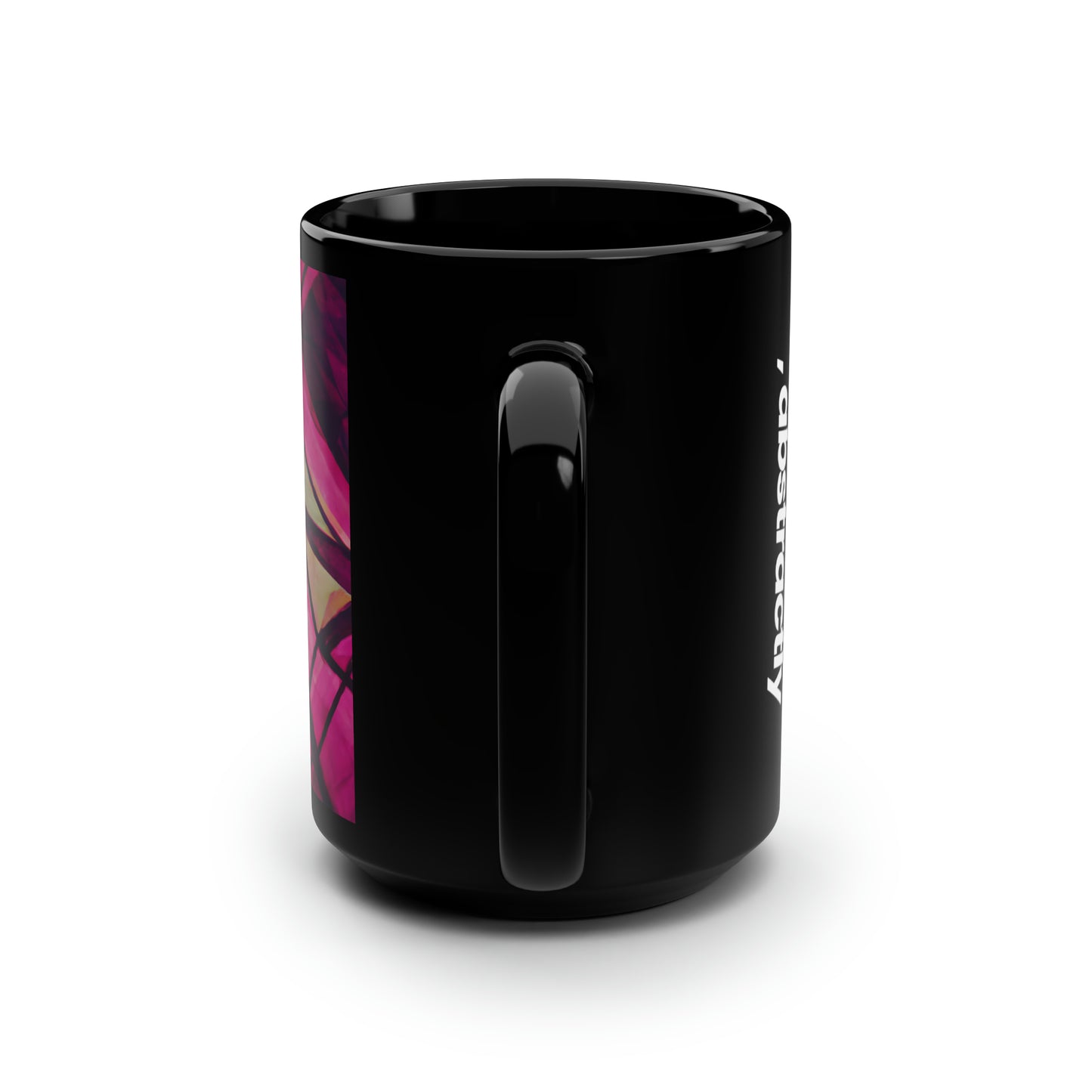 Marvin Hastings - Weak Force, Abstractly - Black Ceramic Mug 15oz