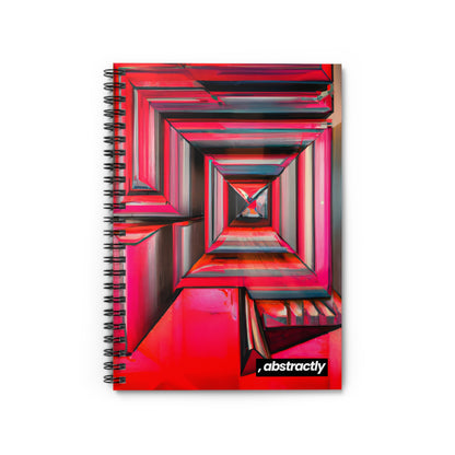 Leon Feldman - Magnetic Force, Abstractly - Spiral Notebook