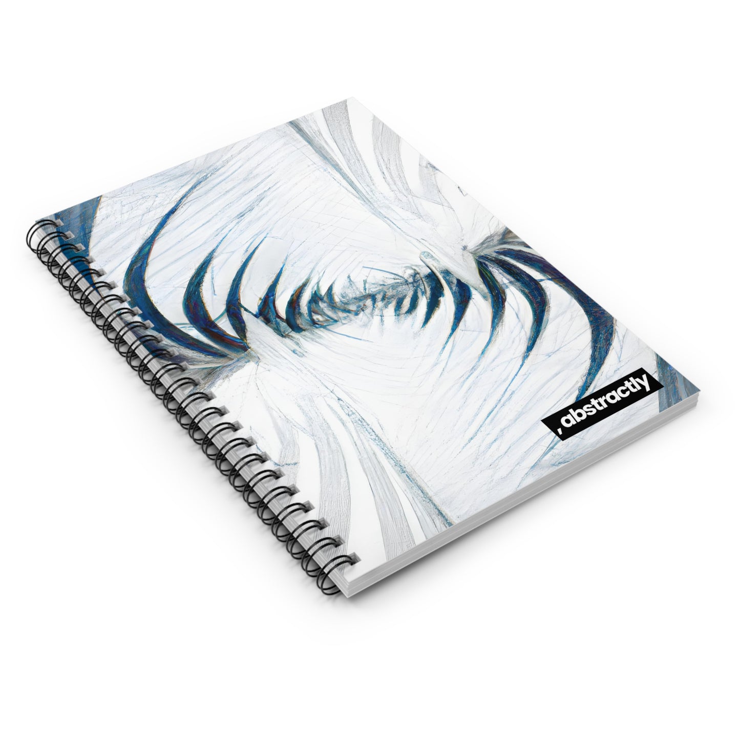 Cassandra Steller - Magnetic Force, Abstractly - Spiral Notebook