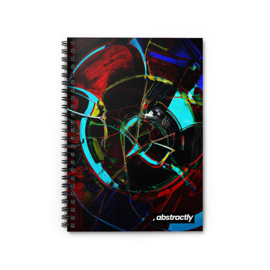 Lorena Sheffield - Electromagnetic Force, Abstractly - Spiral Notebook