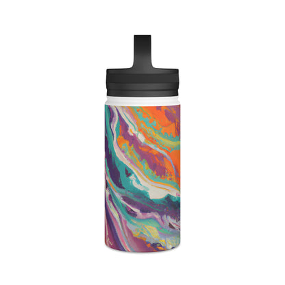 Gustavine Crystalidian - Chemistry, Abstractly - Stainless Steel Water Bottle