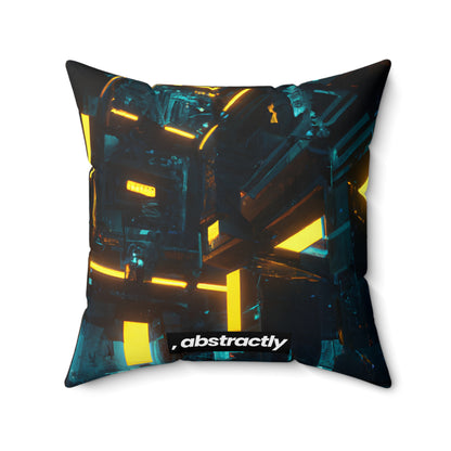 Pinnacle Group - Dividends, Abstractly - Faux Suede Throw Pillow