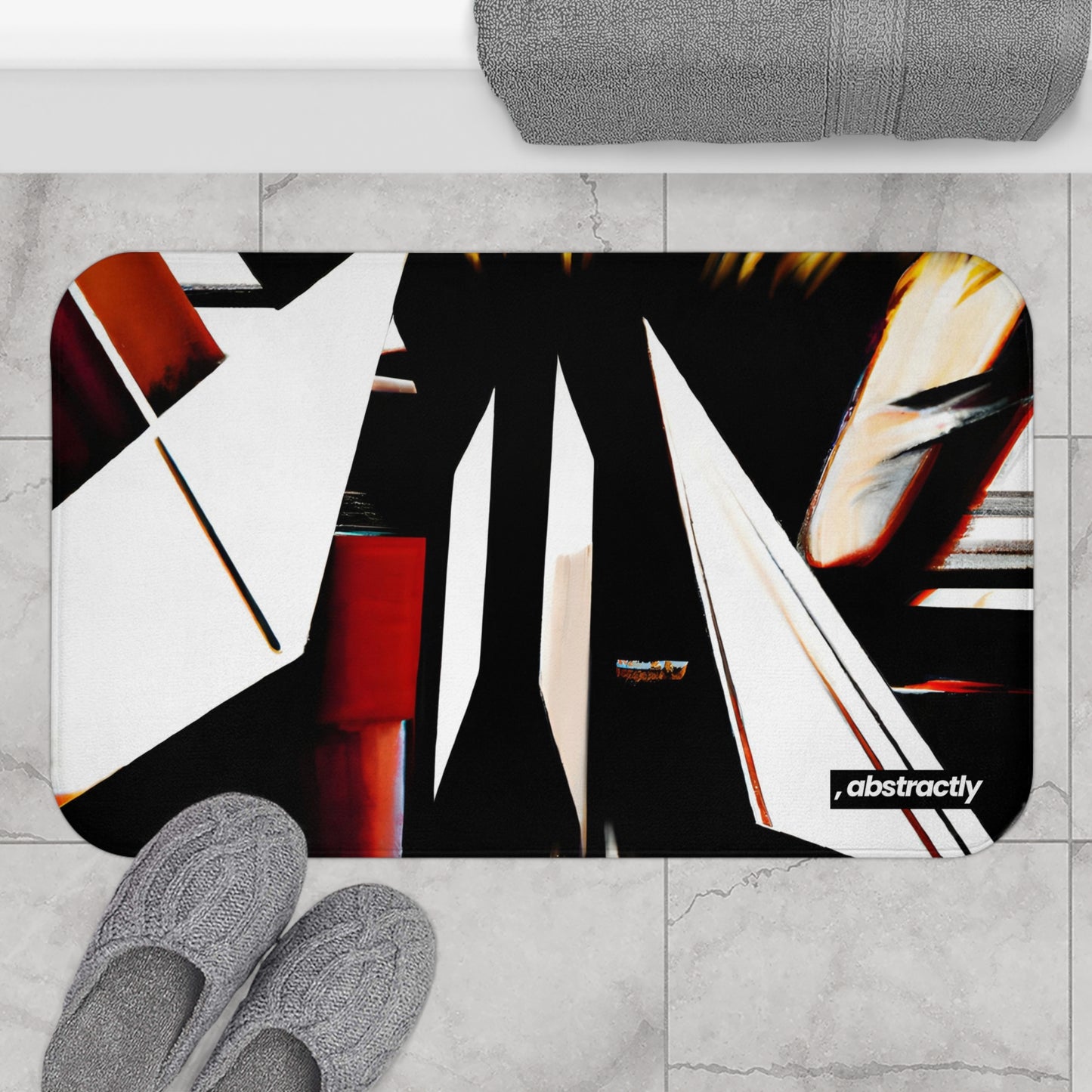 Adrienne Holtzmann - Applied Force, Abstractly - Bath Mat