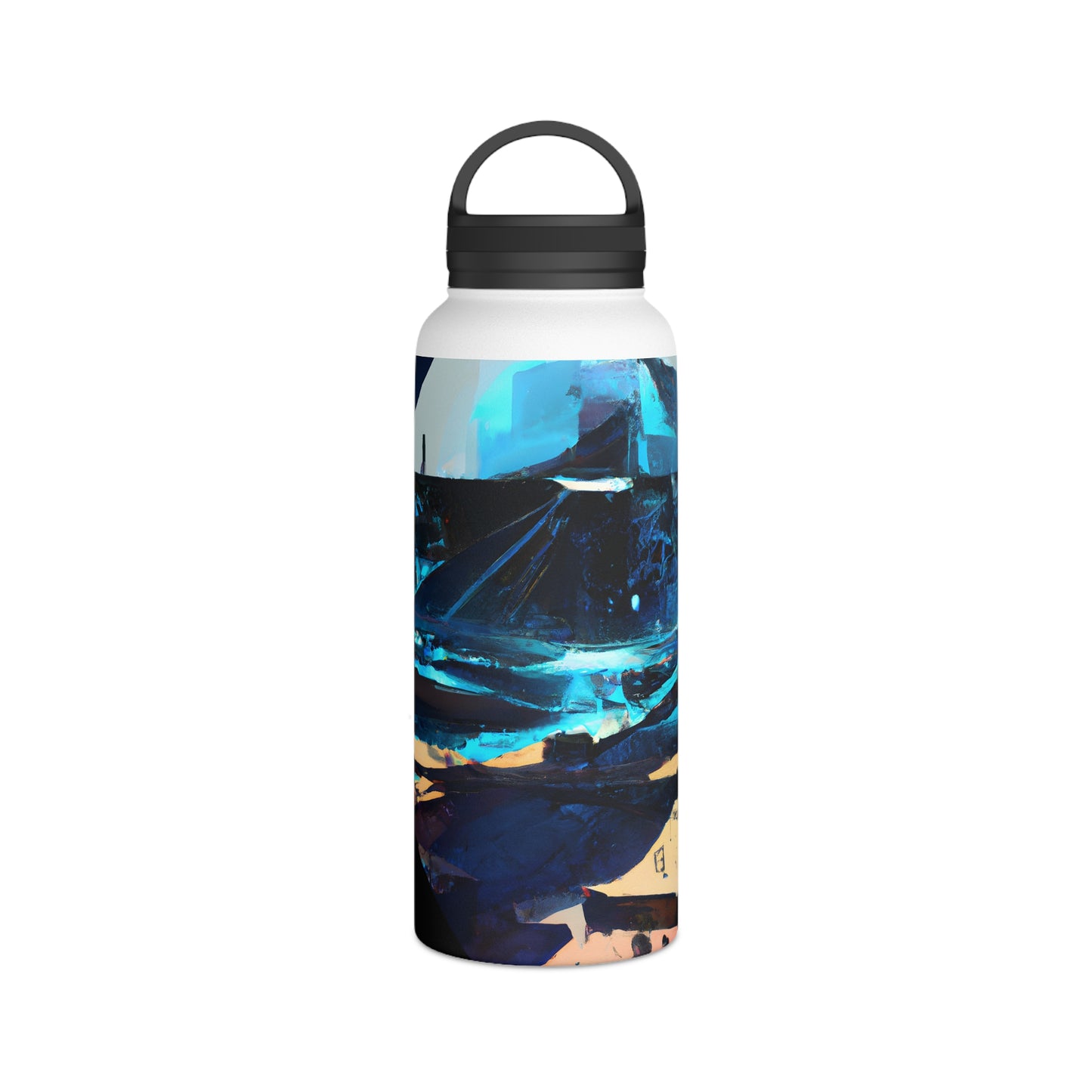 Glacier Capital - Interest, Abstractly - Stainless Steel Water Bottle