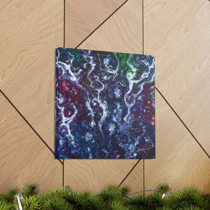 Violet Emission Oxide - Chemistry, Abstractly - Canvas