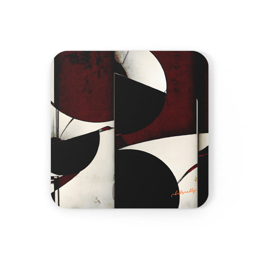 Eleanor Westfield - Strong Force, Abstractly - Corkwood Coaster Set of 4