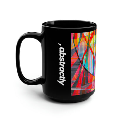 Milton Browning - Normal Force, Abstractly - Black Ceramic Mug 15oz