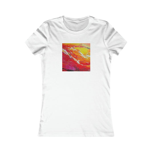 Galaxium Burst - Helium, Abstractly - Ladies' Cut Tee