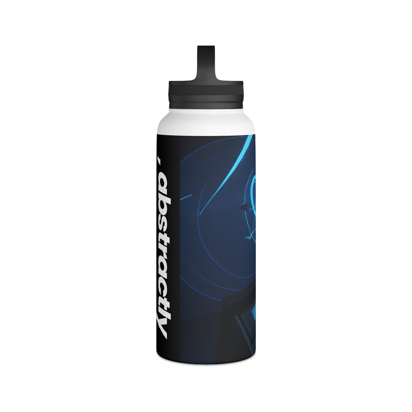 Vanguard Intellect - Debit, Abstractly - Stainless Steel Water Bottle