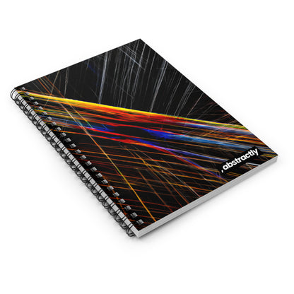 Marion Huxley - Electric Force, Abstractly - Spiral Notebook