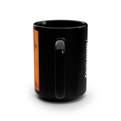 Alec Richardson - Tension Force, Abstractly - Black Ceramic Mug 15oz