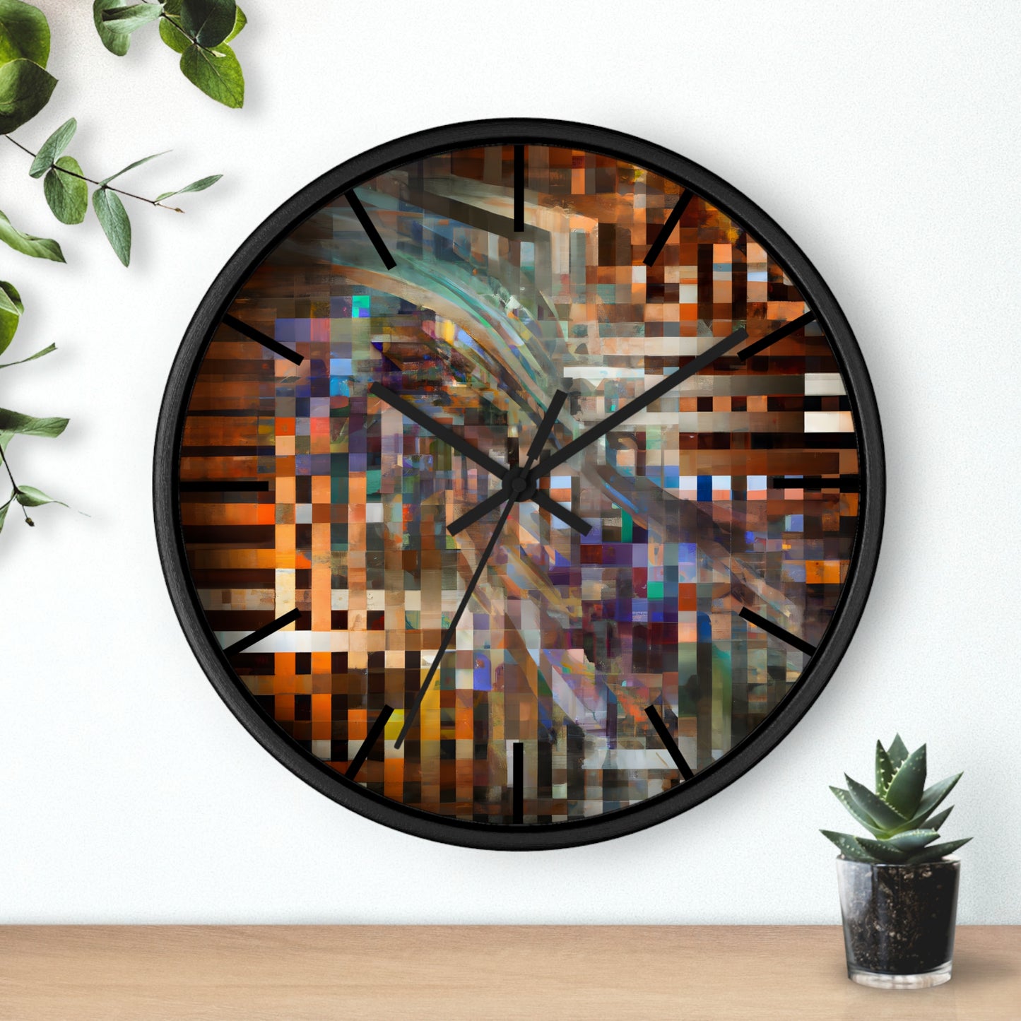 Nina Bernstein - Tension Force, Abstractly - Wall Clock