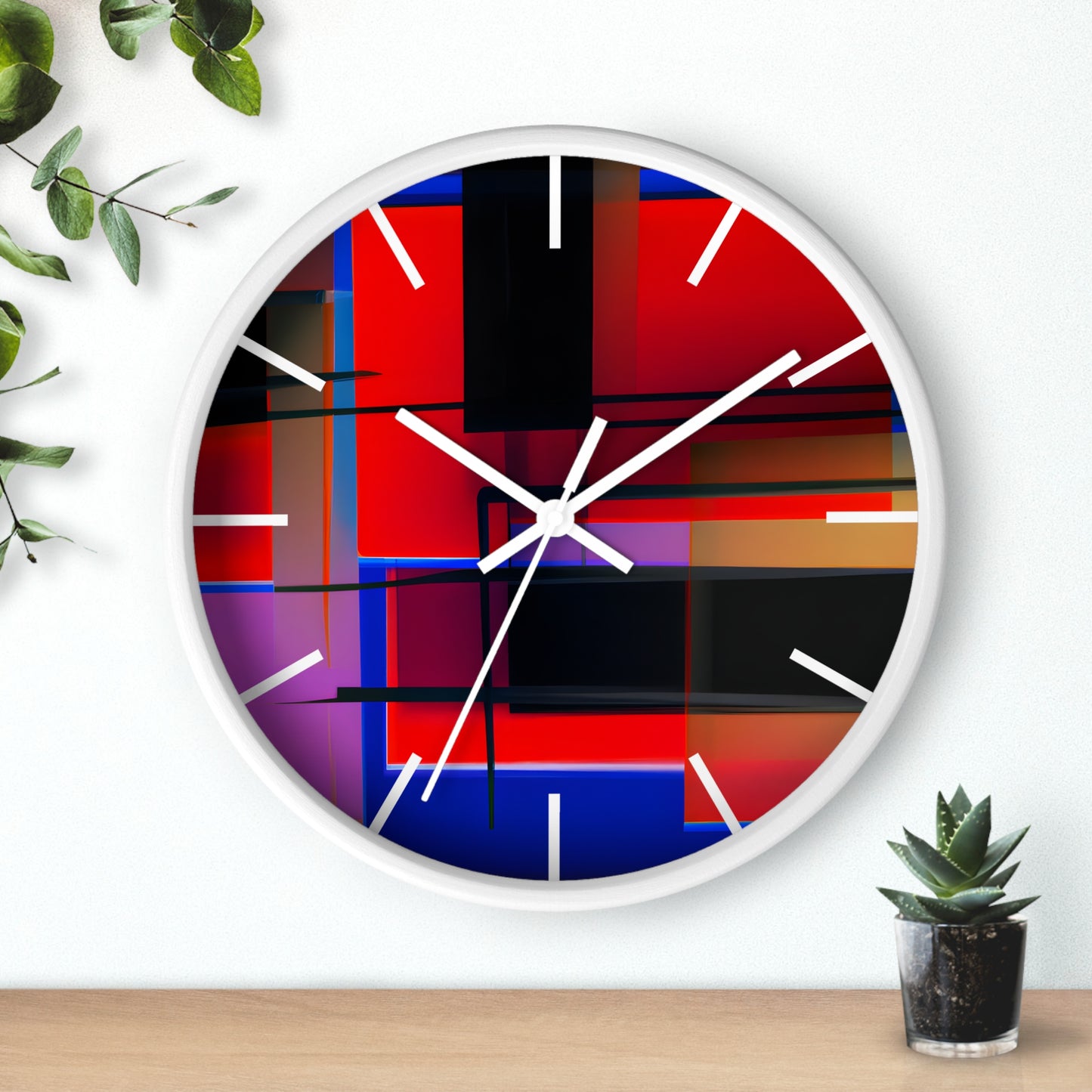 Eleanor Corbin - Air Resistance Force, Abstractly - Wall Clock