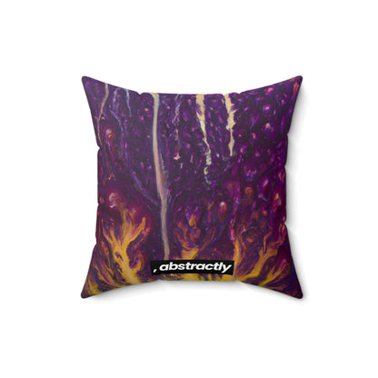 Luminous Etherium - Chemistry, Abstractly - Faux Suede Throw Pillow