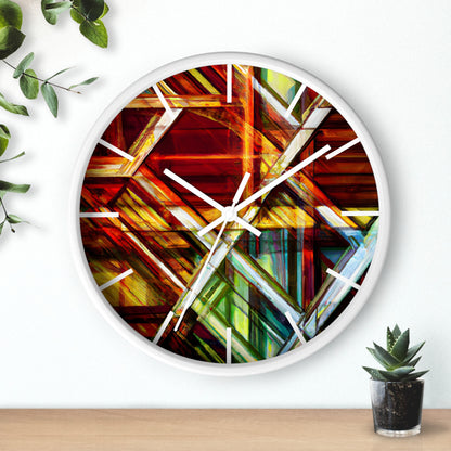 Aurelia Reynolds - Applied Force, Abstractly - Wall Clock