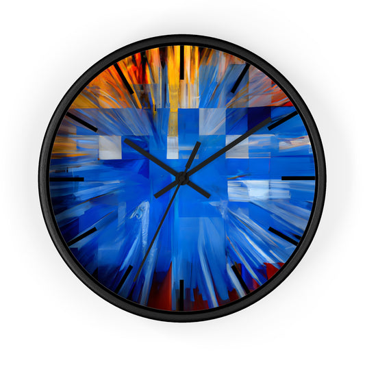 Adelaide Sinclair - Tension Force, Abstractly - Wall Clock