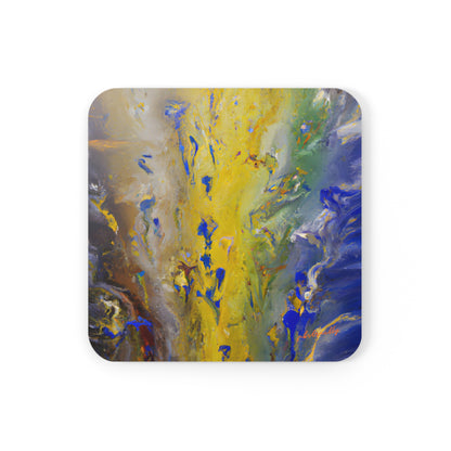 Lavoisier's Luminance - Chemistry, Abstractly - Corkwood Coaster Set of 4